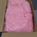 VitalCozy 150 Pcs Spandex Chair Sashes with Square Buckle Slider Stretch Chair Cover Band Universal Elastic Ties Straps Bows for Wedding Banquet Event Party Decoration(Light Pink)