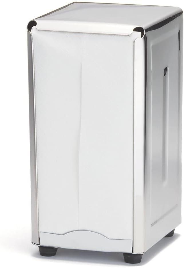 TableCraft 221 S/S Full-Size Double Sided Napkin Dispenser