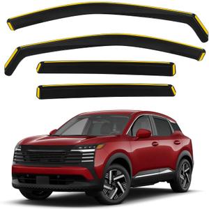 in-Channel Rain Guards for 2025-2026 Nissan Kicks (Not for Play)