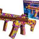 HK-416 Wooden 3D Gun Puzzle Kit  DIY Colorful Rubber Band Gun Model with 202 Details, Creative Wooden Model Building & Assembly Kit for Adults & Hobbyists