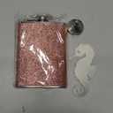 Pink Flask for Liquor for Women 8OZ - Girls Glitter Bling Pocket Decorative Flask with Funnel, 18/8 Stainless Steel for Vodka Whisky