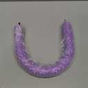 FrgKbTm U Shape Parrot Perch Stand Toy Bird Platform Sand Paw Grinding Clean Stick Exercise Conure Budgie Cockatiel Cage Accessories (Purple)