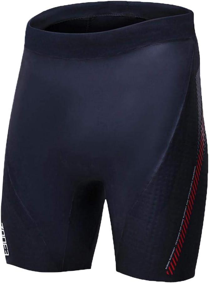 ZONE3 Neoprene Buoyancy Shorts 'Premium' Aerodome Elite 5/3mm (Large, Black/Red)