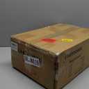 LAATOOREE Nightstand Set of 2, Small Bed Side Table with Arch Door, MidCentury End Table with Wood Legs for Bedroom, Small Space (Black)