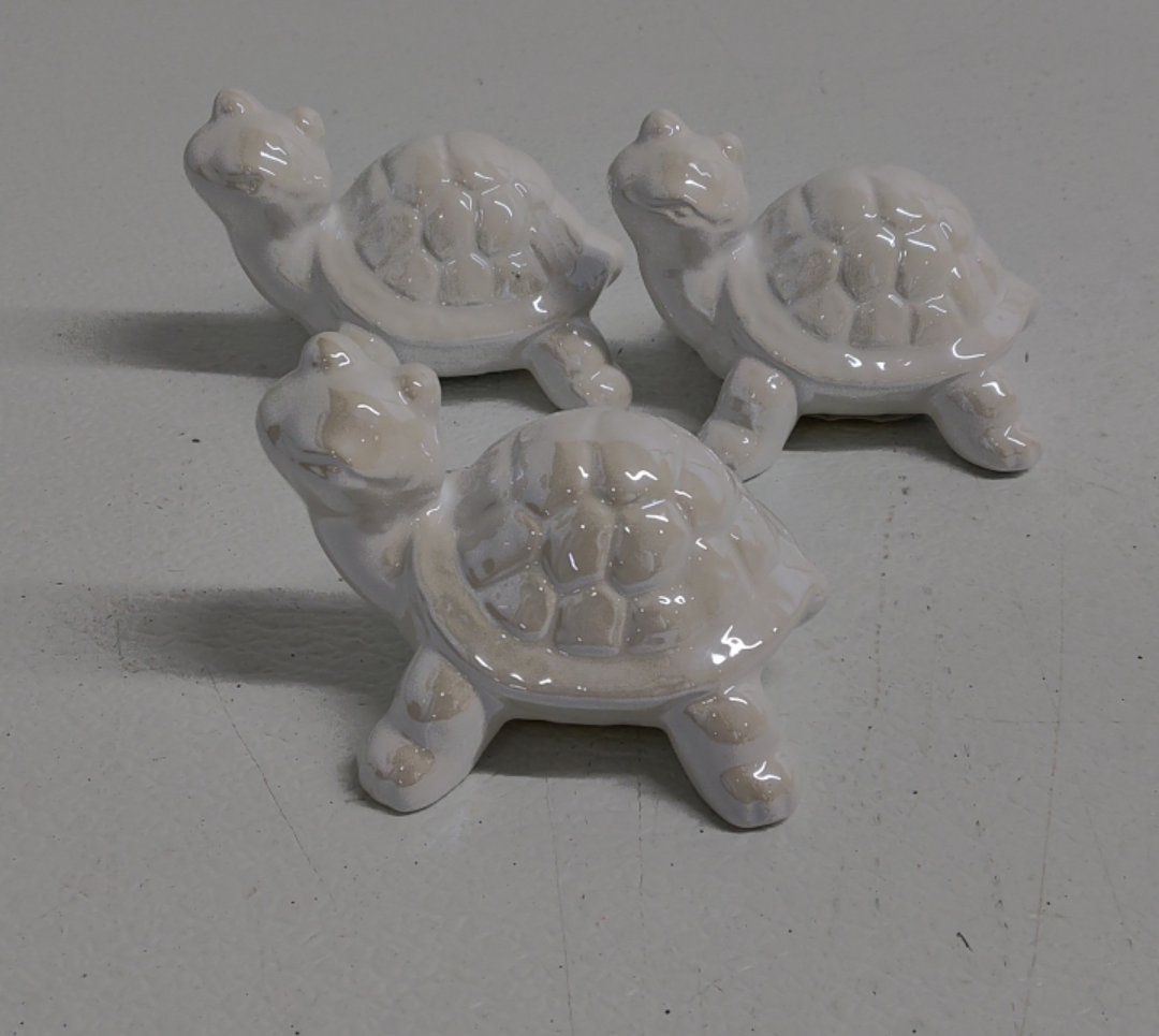 Decorative Turtle 3 Pcs 4 x 2.5In