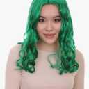 HPO Long Wavy Middle Part Costume Wig, Multiple Color Options