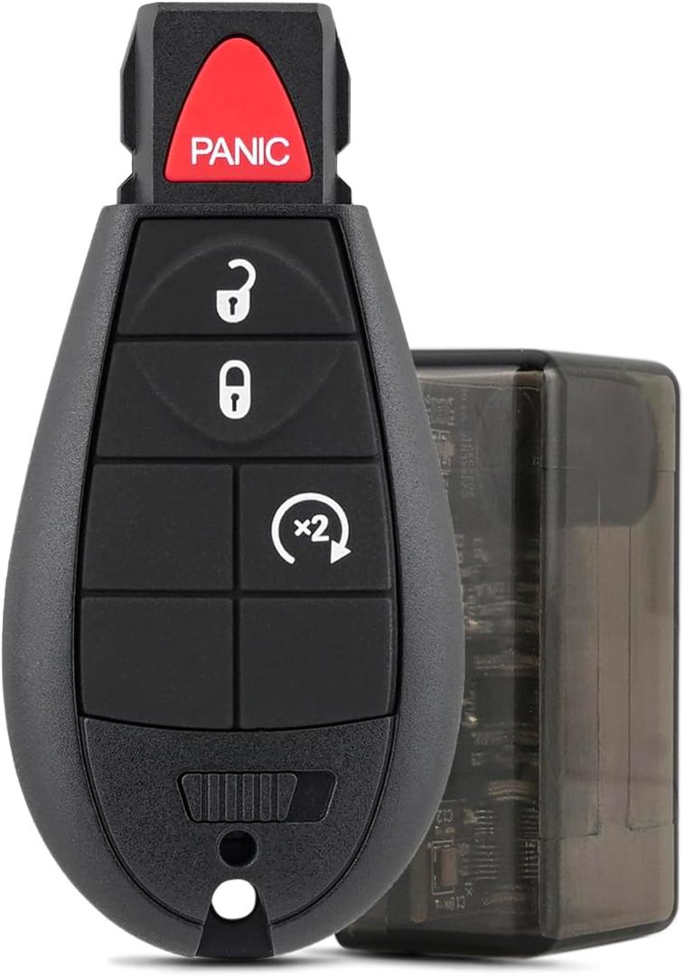 IYZ-C01C Key Fob FOBIK Replacement Remote Key DIY Kit for Dodge Ram 1500 2500 2009 2010 2011 2012 Grand Caravan Charger Challenger Durango Journey Chrysler Town Country Key M3N5WY783X
