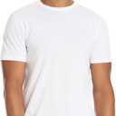 Puma Men's 4 Pack Cotton Crewneck Short Sleeve T-Shirt (White, XL)