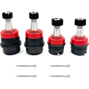 10626 Upper Lower Ball Joint Front 4 Pcs Automotive Replacement For 2007-2017 Jeep Wrangler 2018 Wrangler JK Dana 30 44 axles K3134 K3185