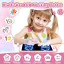 LCD Writing Tablet for Kids, Unicorn Girl Toys, Toddlers Toys Drawing Board, Educational Doodle Pad Kid Toy for 3 4 5 6 7 8 Year Old Girls Boys Easter Birthday Party Xmas Gift, 8.5inch (Pink)