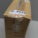 Bathroom Trash Can with Lid 3.1 Gallon Narrow Trash Can Small Plastic Trash Bin 12 Liter Rectangular Plastic Garbage Can with Press Type Lid for Bedroom Bathroom (Blackwhite)