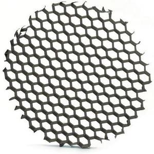 Kichler 15679BK Accessory Hexcell Louver, Black Material (Not Painted)