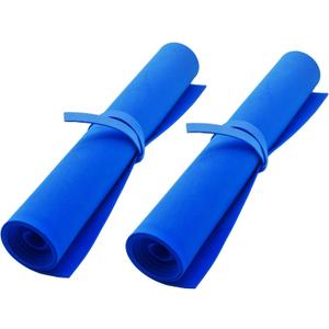 EVA Foam Roll | High Density 85kg/m3 | 2mm Thick | 48"x14" | Ideal for Cosplay, Crafts, DIY Projects (Blue 2pcs)