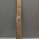 Heavy Duty Curtain Rods,1 1/4" Large Diameter Premium Nonadjustable Curtain Rod,54in/4.5ft Custom Window Treatment Rods with Durable Aluminum Brackets and End Caps,Gold Finish