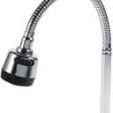 Fdit 360-Degree Swivel Faucet Sprayer 304 Stainless Steel Swivel Spout Kitchen Sink Aerator Faucet Replacement Part