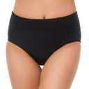 Reebok Women's Swimwear Sport Fashion Basic Solid Swim Brief Bathing Suit Bottom, size XS