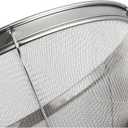 Juvale Stainless Steel Fine Mesh Strainer - Durable Rust-Resistant Mesh Colander - Ergonomic Handle Rice Colander - Ultra-Fine Flour Sifter - Dishwasher Safe with Stable Design - 11 in x 4 in, Silver