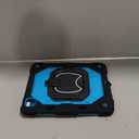 WESOROL for iPad Air 13 Inch Case M3/M2 2025/2024 with Pencil Holder/Screen Protector/360 Rotating Stand,Military Grade Shockproof Cover for iPad Air Case 13 Inch, Black Blue