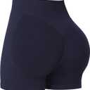 Sunzel Women's Seamless Scrunch Butt Biker Shorts  High Waisted Booty Lifting Workout Yoga Gym Shorts with Tummy Control (M)