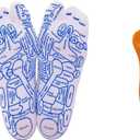 Broman Reflexology Socks for Foot Massage, Women's Size