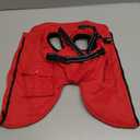 Dog Winter Coat with Harness Built-in | Waterproof Dog Jacket with Zipper & Fleece Lining | Reflective Cold Weather Coat for Small Medium Large Dogs (M, Red)