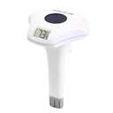 Circrane Solar Digital Pool & Spa Thermometer, Weather Resistant Floating Thermometer, IPX-8 Water Proof, 10s Measuring Cycle, Solar Powered with Over 180 Days Battery Life, White