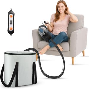 Cold Therapy Machine with 6 Timer Settings & 3 Flow Speeds, Portable Ice Machine for Knee After Surgery  Leak-Resistant Circulating Unit for Knee, Shoulder, Hip, Ankle  Post-Op Pain Relief
