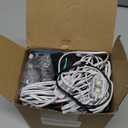 Replacement 1.5A Air Blower Fan for Inflatables, 8 Bright LED Light with Waterproof 2.0A Adapter, 12V Motor for Blow Up Yard Christmas Thanksgiving Outdoor Holiday Decorations (Large, Black)