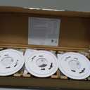 Kidde Smoke and Carbon Monoxide Detector, Hardwired with AA Battery Backup, LED Status Lights, Interconnected, 85 dB Alarm, 5 inches, 30CUAR, 3 Pack