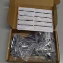 WALI TV Wall Mount Articulating LCD Monitor Full Motion 15 inch Extension Arm Tilt Swivel for Most 13 to 32 inch LED TV Flat Panel Screen with Mounting Holes up to 100x100mm (1330LM), Black