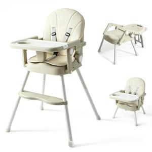 4 in 1 Baby High Chair, Convertible Feeding Chair for Babies & Toddlers