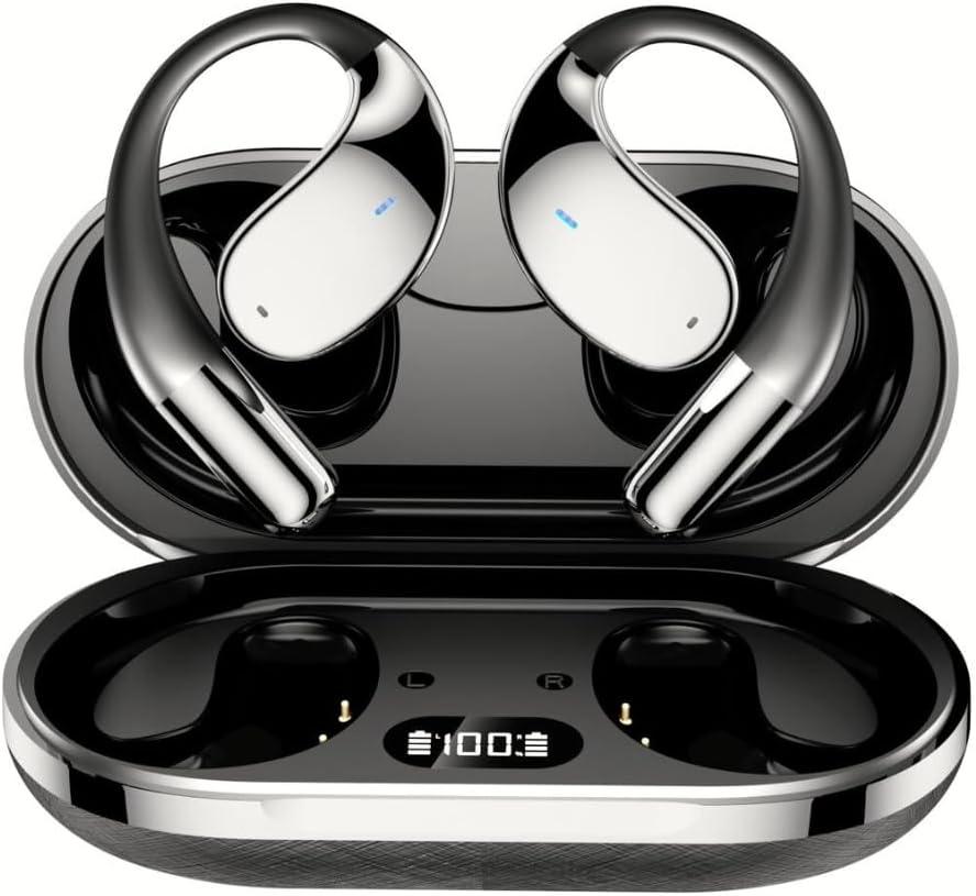 AI Translation Earbuds Real time, 144 Languages Translation Earbuds, Translator Device for Travel Business Learning, Black with Free APP for iOS and Android, 3-in-1 Translation Headphones.