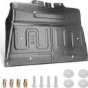 Upgrade Manganese Steel Splash Panel Shield Under Diaper Gas Motor Compatible with 2015-2024 Ford F150 with Gasoline Engine, Underbody Panel Not Fit Raptor Model/3.0L Diesel,ML3Z-7222-D