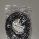 HASMX 30ft Extra Length 18/2 Replacement Vacuum Cleaner Power Cord for All Upright Vacuum Cleaner for Shark Eureka Sanitaire Bissell Vacuum Replaces Old Damaged 2-Prong Power Cord - Black Color