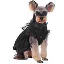 Kuoser Dog Dress, Cute Dog Dresses for Medium Dogs Girl Elegant Puppy Tutu with Bow-Knot, Doggie Princess Costume Pet Outfit for Birthday Party Christmas Halloween Wedding, Black M