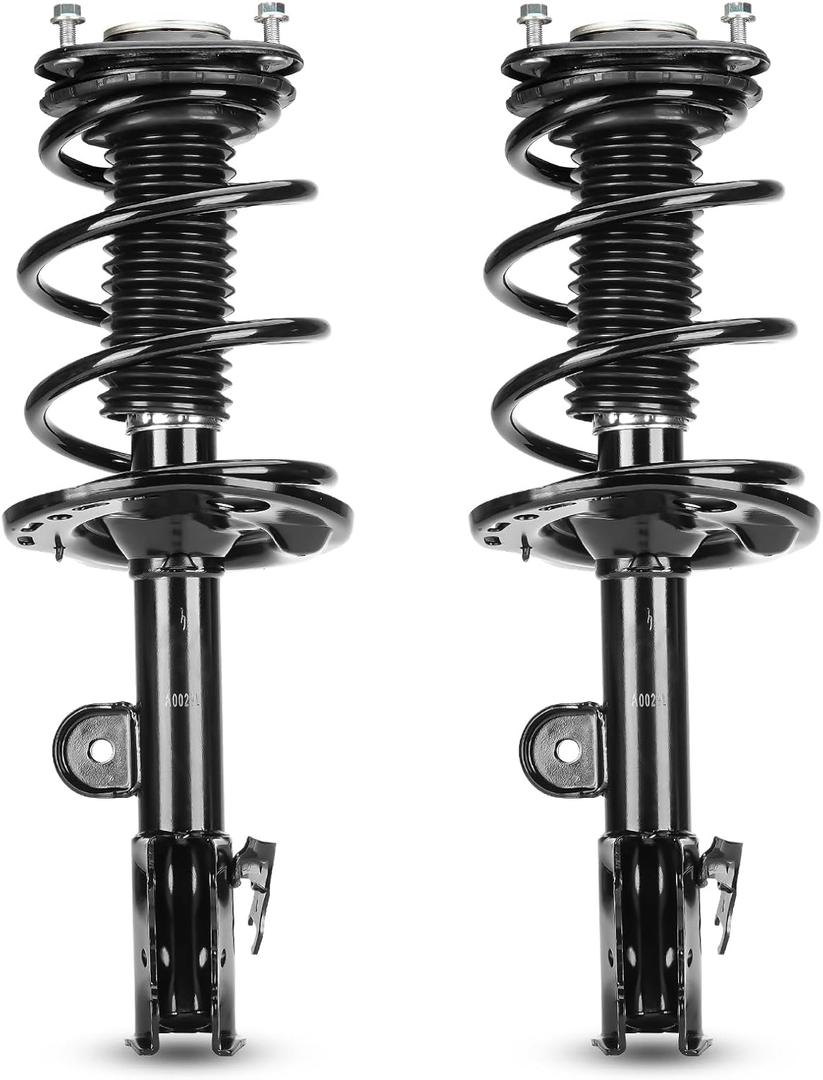 Front Struts Shocks w/Coil Springs Absorber for 2006-2008 Toyota RAV4 2.4L L4 / 2009-2012 Toyota RAV4 2.5L L4, Strut Shock Absorbers Assembly (Fits 172276 172275) 2007 2010 2011