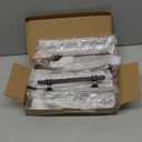 Amerdeco 10 Pack Matte Black Cabinet Pulls 5 Inch(128mm) Hole Center Drawer Pull Cabinet Hardware Kitchen Handles for Bathroom Dresser Pulls ZH0067