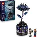LEGO Wednesday Black Dahlia Flower Building Toy - Pretend Play Set for Girls & Boys, Ages 9+ - with Wednesday Addams & Professor Minidolls - Building Blocks for Kids - Gift Idea for Birthdays - 76784