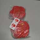 LOVENVOY Hydrangea Palace Lantern 2PCS Chinese New Year Decorations for Party Wedding Supplies Spring Festival Decorations Mid-Autumn Moon Festival Wedding Party Room Ornaments Gilt Red Lanterns (Small (10inch))