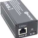 2.5Gbps PoE Splitter to USB Type-c 20W PD3.0 PPS QC 4+/3.0 802.3at, Compatible with Echo Hub, iPad, and Other Tablets