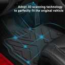 Custom for 2020-2025 Chevy Corvette C8 Floor Mats and Front and Rear Cargo Mats Trunk Liner TPE All Weather Accessories