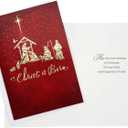 Hallmark Image Arts Religious Boxed Christmas Cards Assortment (4 Designs, 24 Christmas Cards with Envelopes) (Gold Foil Icons)