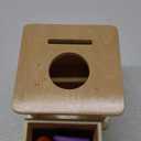 Adena Montessori Infant Toddlers Coin Box Montessori Toys for 6-12 Months Babies 1 Year 2 Year Old (2 in 1,Coin&Ball, Blue Door)