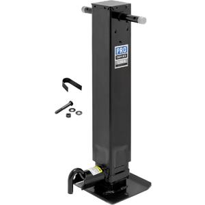 Reese Pro Series 140094 Square Trailer Jack, Side Mount, 12,000 lbs. Support Capacity, Sidewind, Weld-On, 12-1/2 Inch Travel.