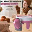 Electric Knitting Machine Adapter for Sentro 40 & 48 Knitting Machine, Automatic Electric Adapter for Crochet Machine, Knitting Machines Accessories