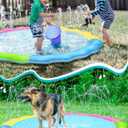 Kids Dog Splash Pad Sprinkler - Jasonwell Non Slip Dog Sprinkler Pad Splash Pool Puppy Dogs Pool Summer Outdoor Water Toys Backyard Durable Splash Pad for Toddlers Kids Small Medium Large Dogs Pet