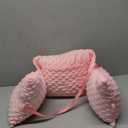 Zomaple Mastectomy Pillow - Post Surgery Pillow, Mastectomy Recovery Must Haves, Breast for After Heart Surgery, Reduction & Augmentation Patients Sleeping, Recovery Seatbelt Protection-Surgery Gift (Pink Gold Dotted)