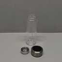 Glass Tea Infuser Bottle Tea Flood Cup 12oz/350ml, Double Wall Borosilicate Portable Travel Tumbler Mug Leakproof for Loose Leaf Flower Herbal Tea Bags