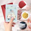 Wedding Card, Bridal Shower Card, Funny Wedding Cards for Bride and Groom, Engagement Congratulation Cards for Couple