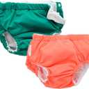Swim Diapers Baby Reusable 2 Pack,Washable Pants Boys Girls Swimming Lesson Shower Gifts, 4T